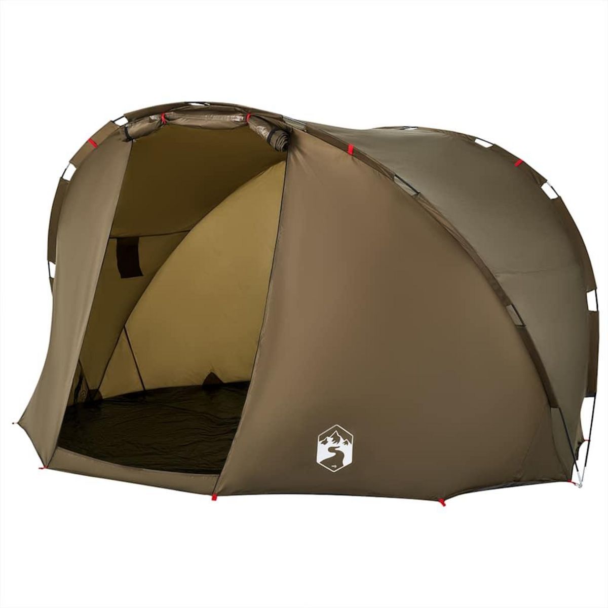 VIDAXL Tente de peche 5 personnes vert olive impermeable