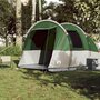 Voir la diapositive 3 : VIDAXL Tente de camping tunnel 4 personnes vert impermeable