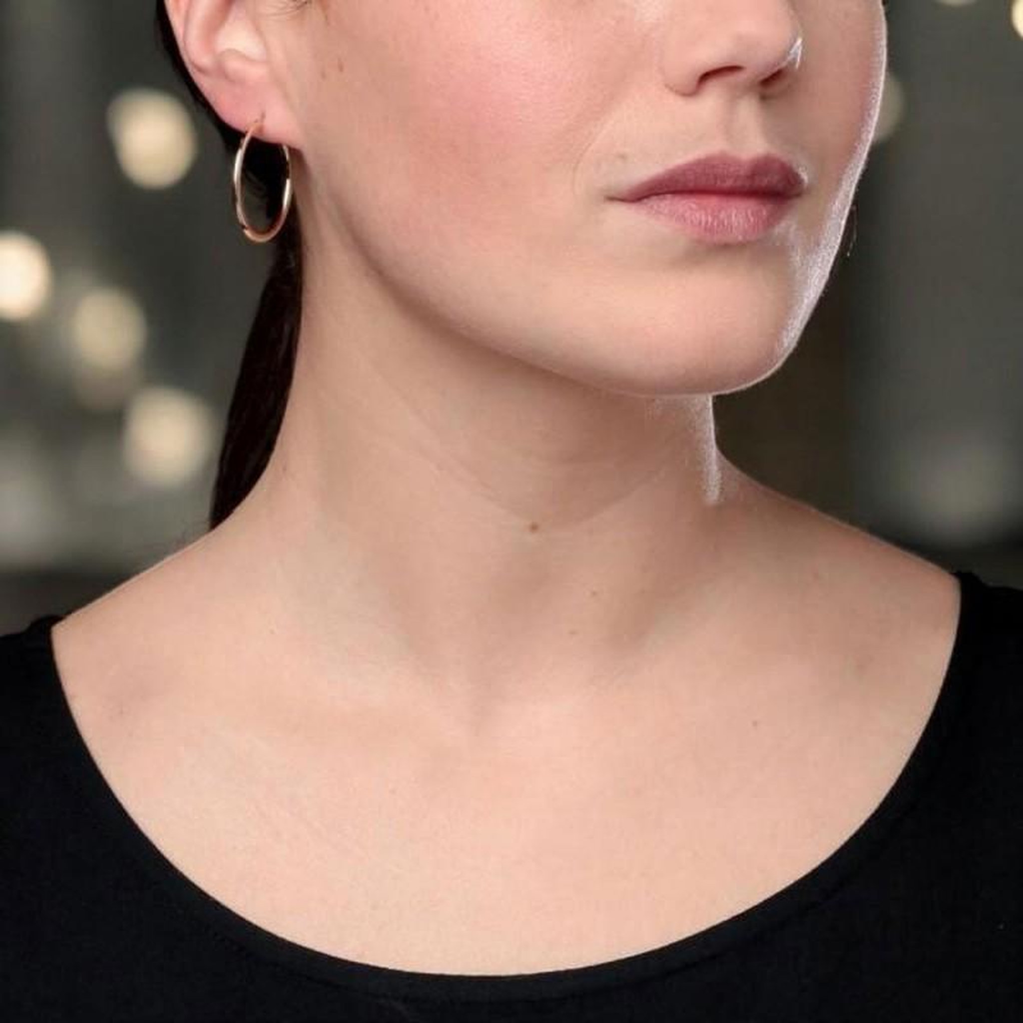 Voir la diapositive 5 : L'ATELIER D'AZUR Boucles d'Oreilles Or Jaune - Créoles Femme