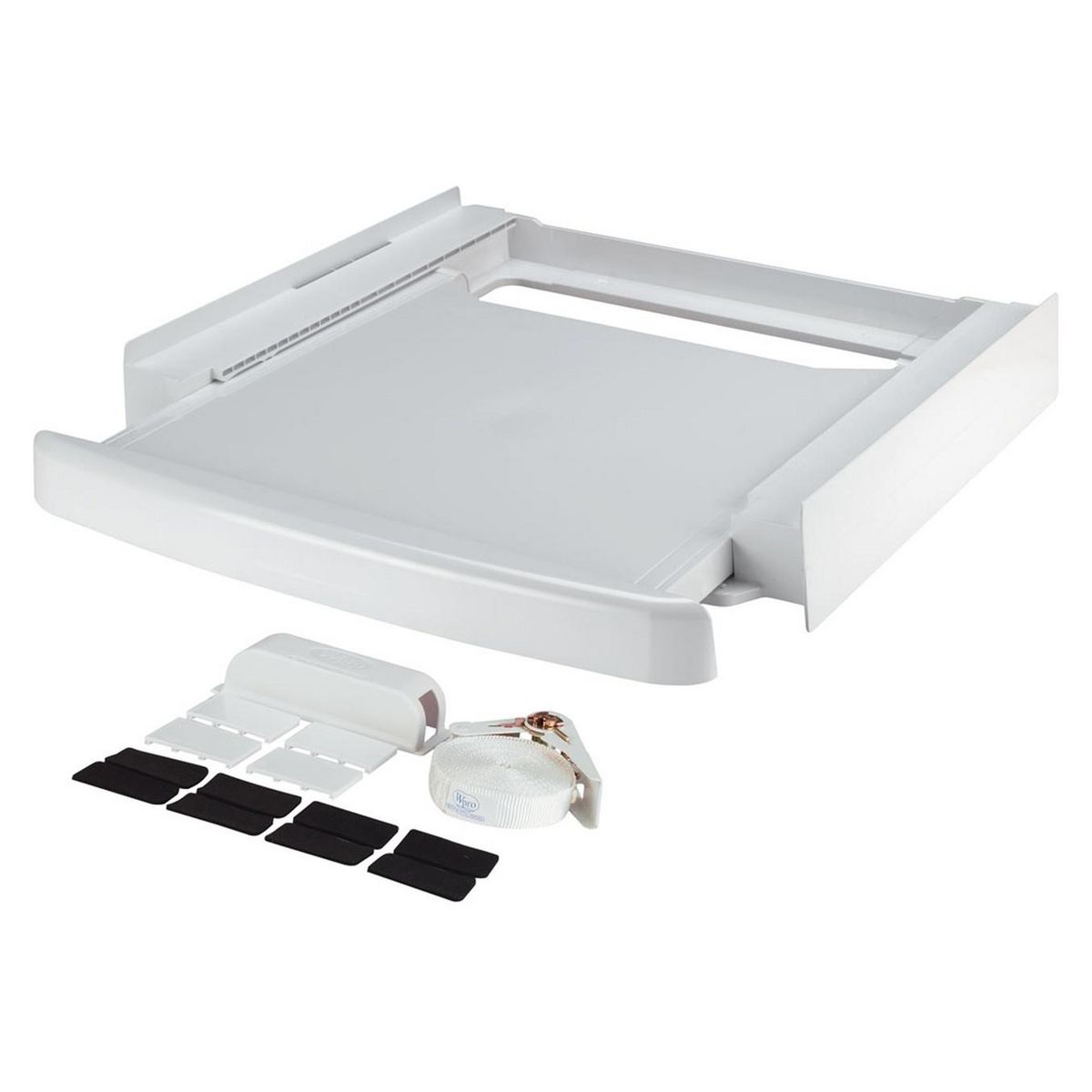 WPRO Kit de superposition 60cm blanc avec tablette - sks101