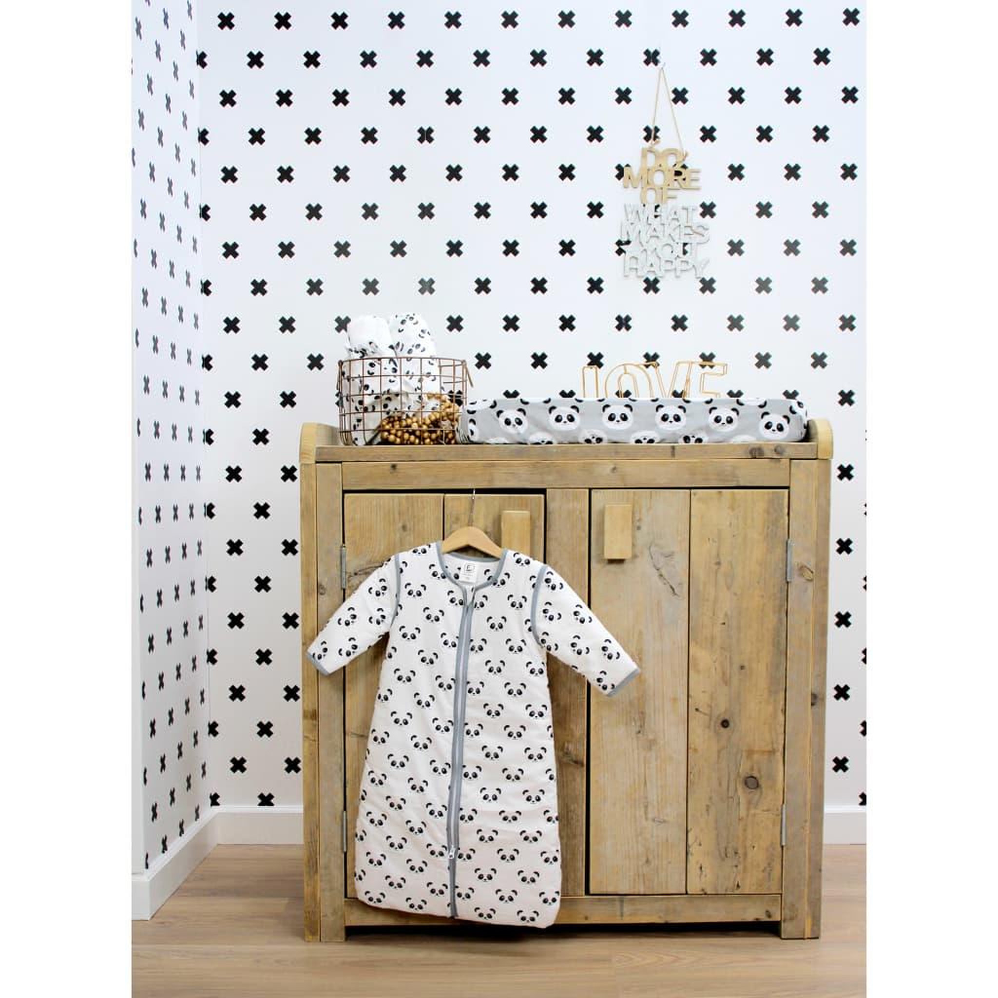 Voir la diapositive 4 : Noordwand Noordwand Papier peint Fabulous World Cross blanc et noir