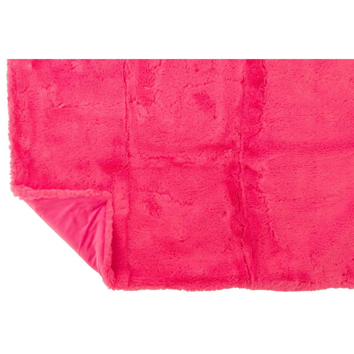 Paris Prix Plaid Imitation Fourrure  Cutie  130x180cm Rose Fluo