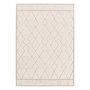 Voir la diapositive 1 : SWEEEK Tapis intérieur motif ethnique berbère, poils ras, beige et crème