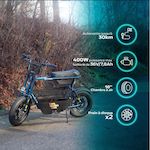 URBANGLIDE Draisienne électrique URBANGLIDE THUNDER 160 – 25 km/h, 30 km d'autonomie, Freins à disque, 16''