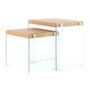 Voir la diapositive 1 : Paris Prix Lot de 2 Tables d'Appoint  Elementary  46cm Or