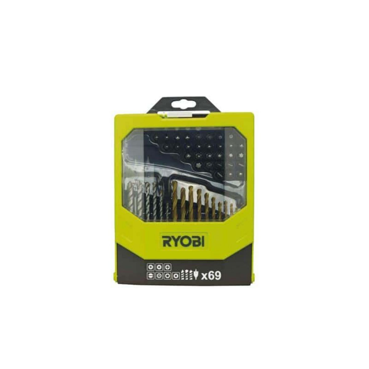 Ryobi Coffret RYOBI 69 accessoires mixtes pour perçage et vissage RAK69MIX