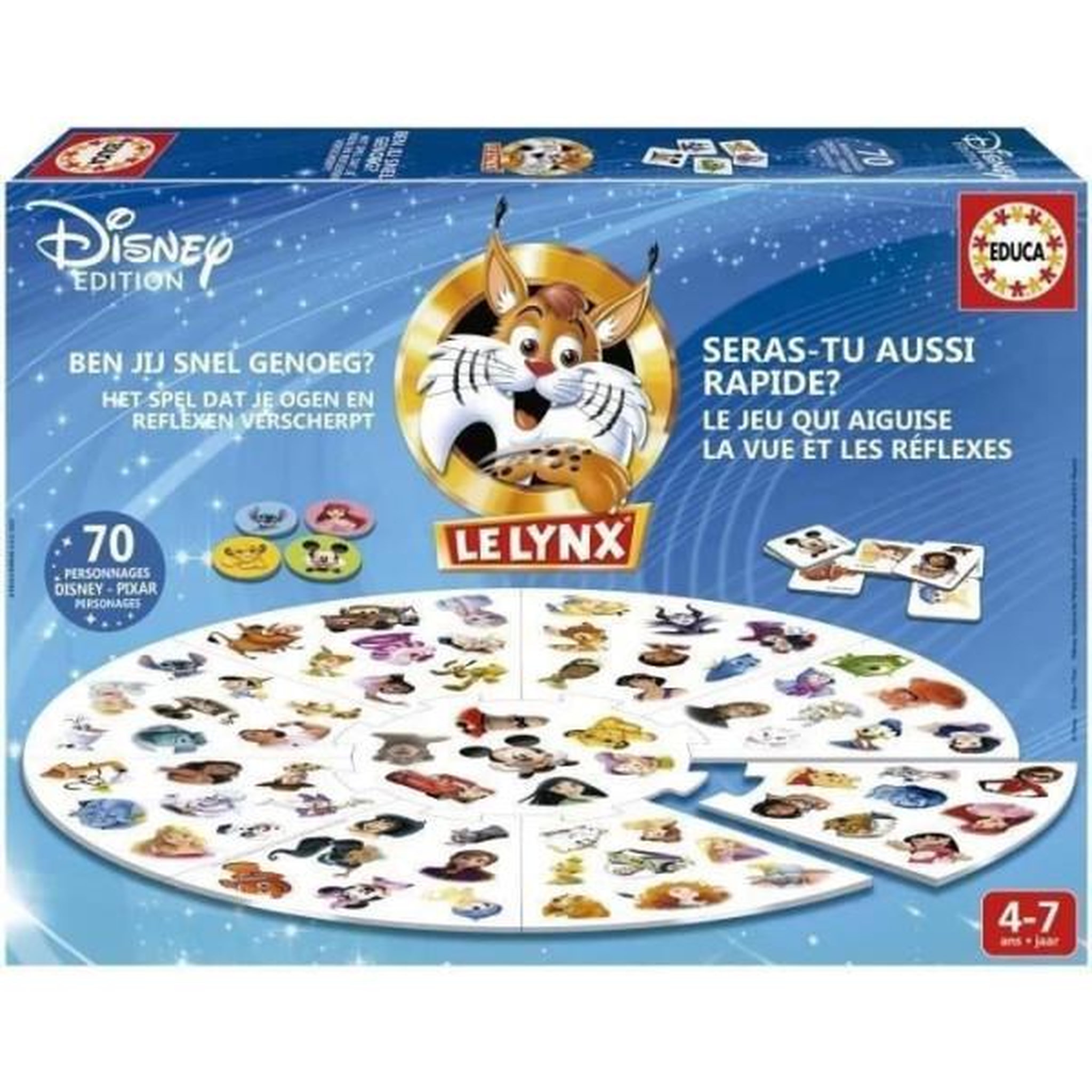 EDUCA Jeu d'images - EDUCA - Lynx Disney 70 Images