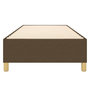 Voir la diapositive 5 : VIDAXL Cadre de lit sans matelas marron fonce 90x190 cm tissu