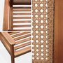 Voir la diapositive 6 : SWEEEK Banc d'extérieur 2 places en bois d'acacia 113x66x86cm MANABI