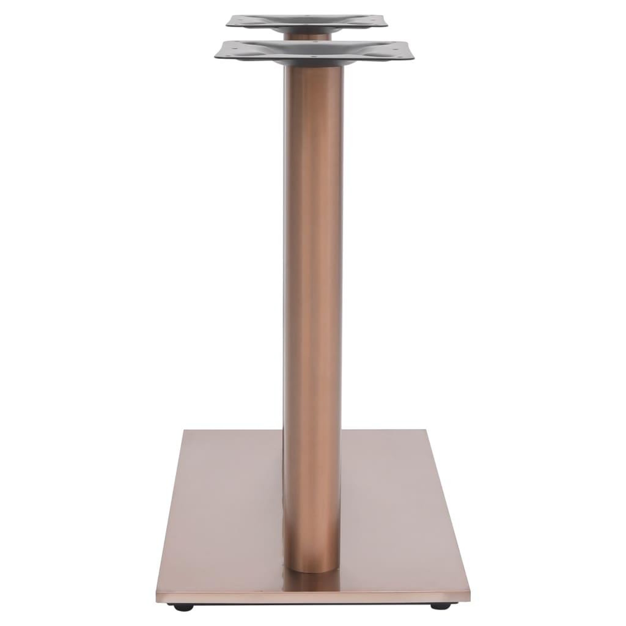 Voir la diapositive 3 : VIDAXL Pied de table de bistro Laiton 70x40x72 cm Acier inoxydable