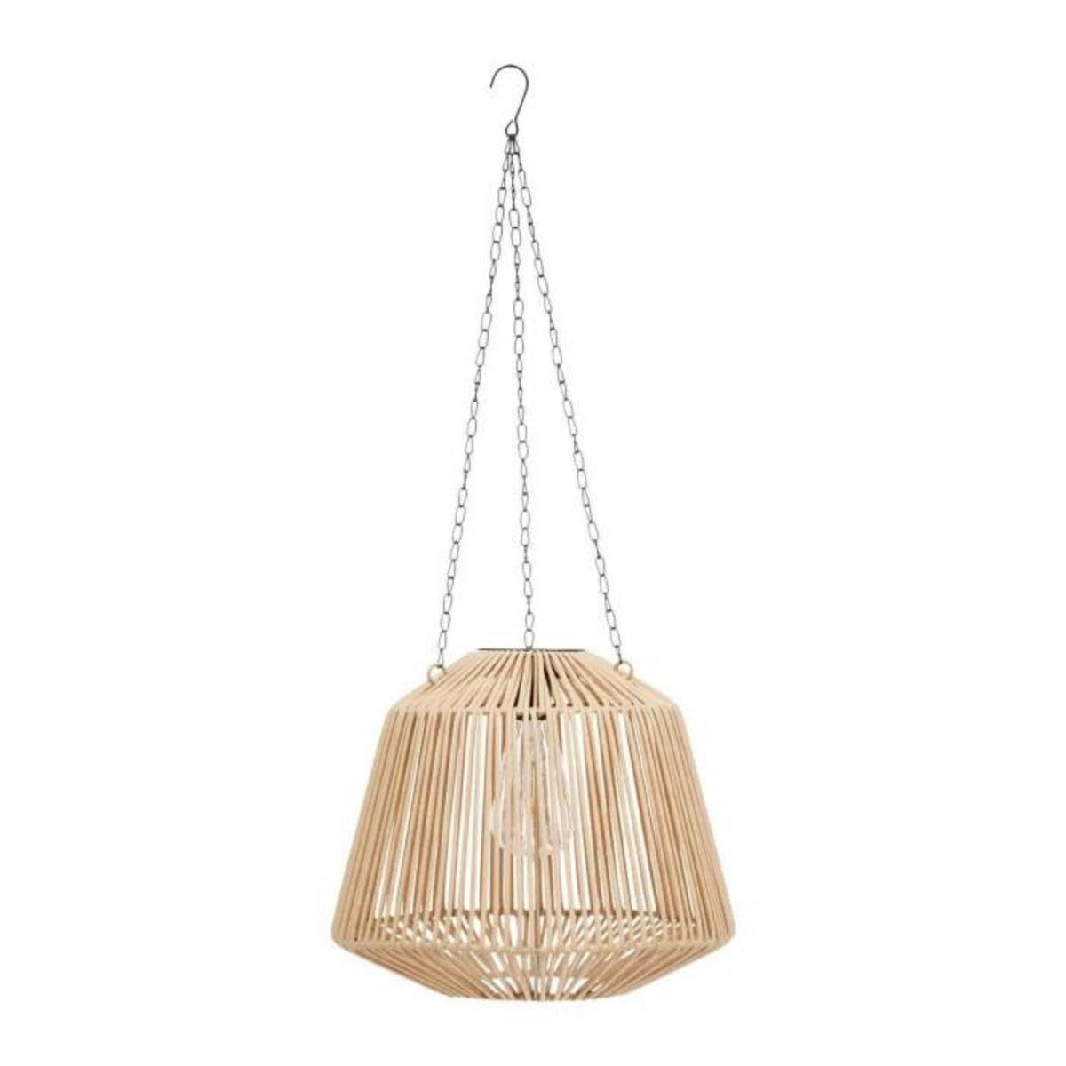 ATMOSPHERA Lampe Suspension Solaire  Jily  28cm Beige