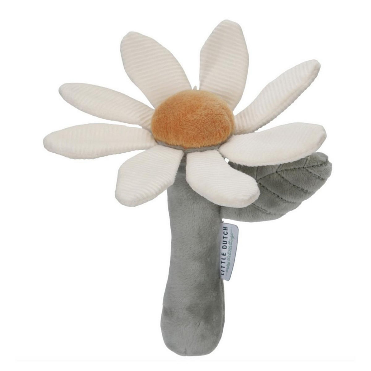 LITTLE DUTCH Hochet peluche fleur - Little Farm