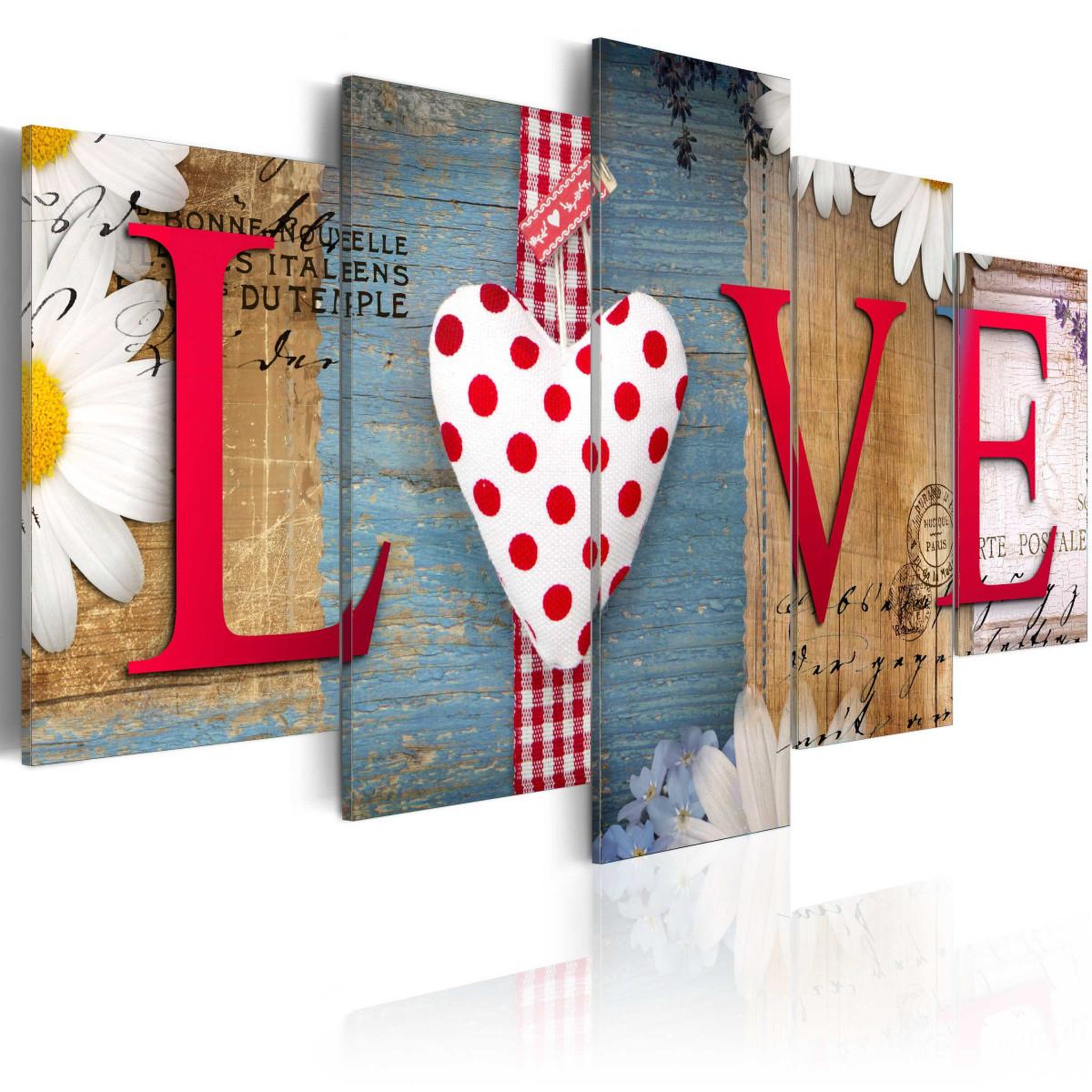 Paris Prix Tableau imprimé  love handmade. Coloris disponibles : Multicolore