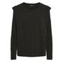 Voir la diapositive 1 : Pieces T-Shirt Manches Longues Noir Femme Pieces Nora