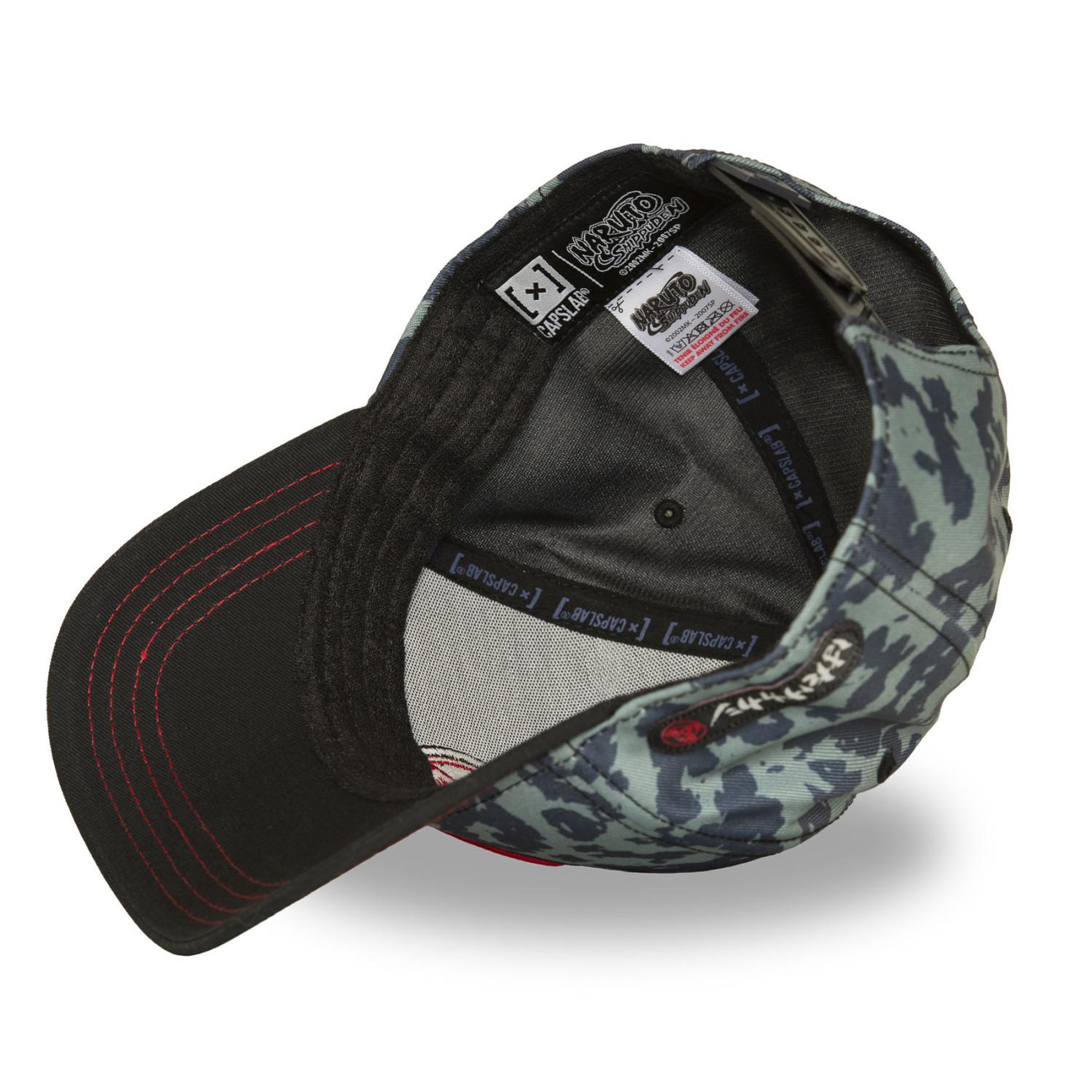 Voir la diapositive 5 : CAPSLAB Casquette trucker premium avec logo brodé naruto shippuden kakashi