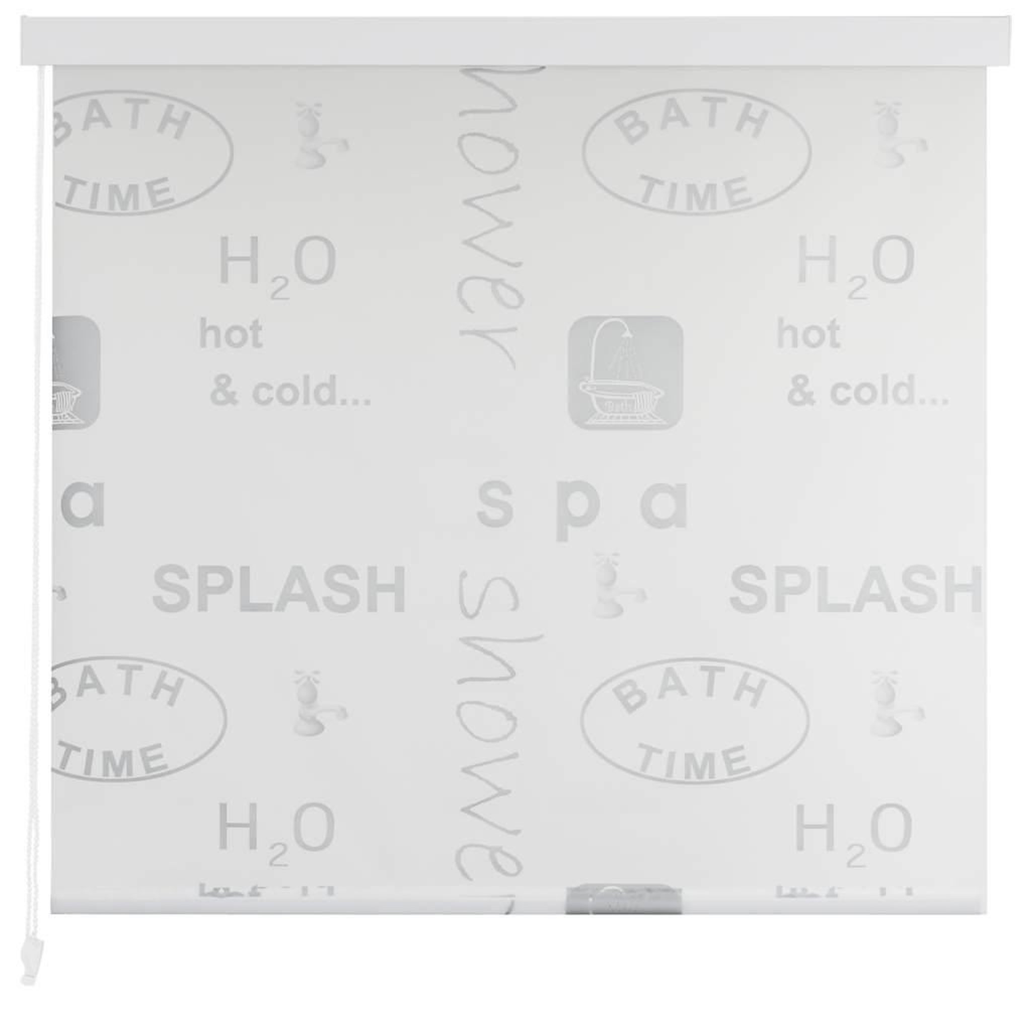 Voir la diapositive 2 : VIDAXL Store roulant de douche 100x240 cm Eclaboussures