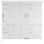 Voir la diapositive 2 : VIDAXL Store roulant de douche 100x240 cm Eclaboussures