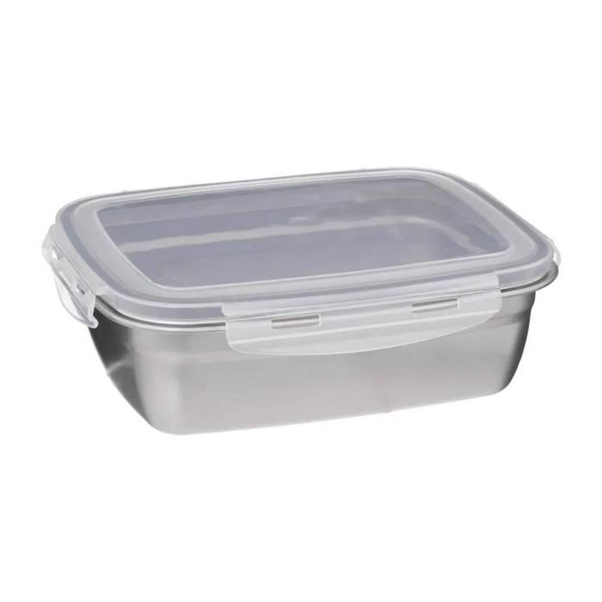 Voir la diapositive 2 : FIVE Lot de 3 Boîtes de Conservation  Clipeat  23cm Gris