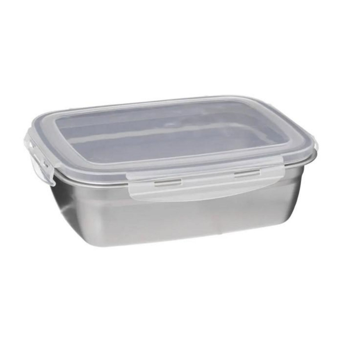 FIVE Lot de 3 Boîtes de Conservation  Clipeat  23cm Gris