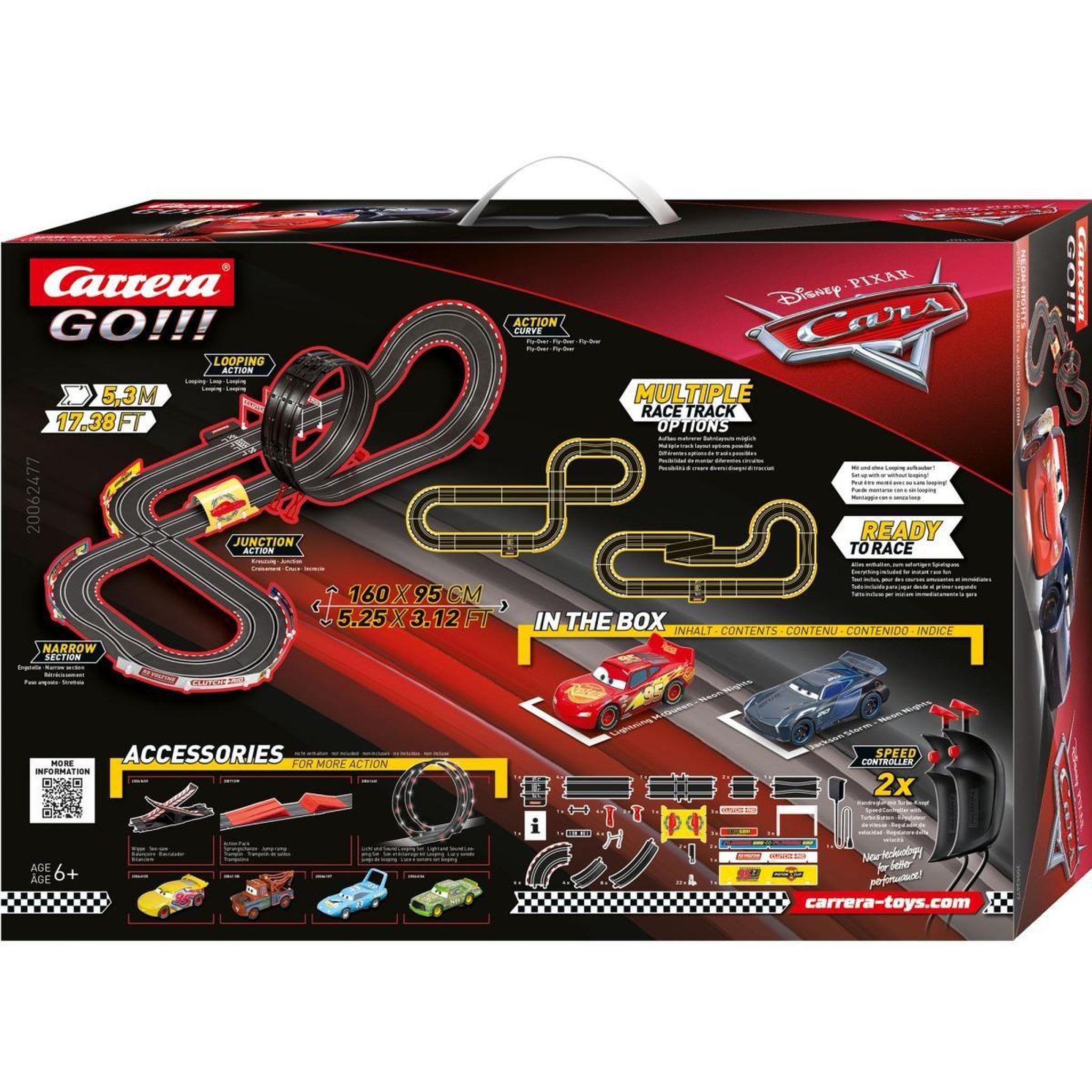 Voir la diapositive 3 : Carrera Circuit  go!!! 20062477 cars - neon nights 5,3 m