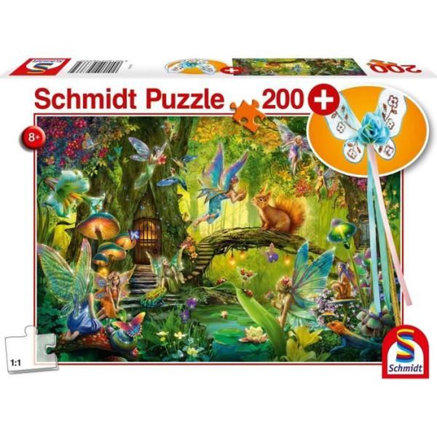 Schmidt Spiele forêt avec Baguette de fée pour Enfants 200 pièces 56333 - vue 10