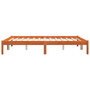 Voir la diapositive 5 : VIDAXL Cadre de lit sans matelas cire marron 150x200cm bois pin massif
