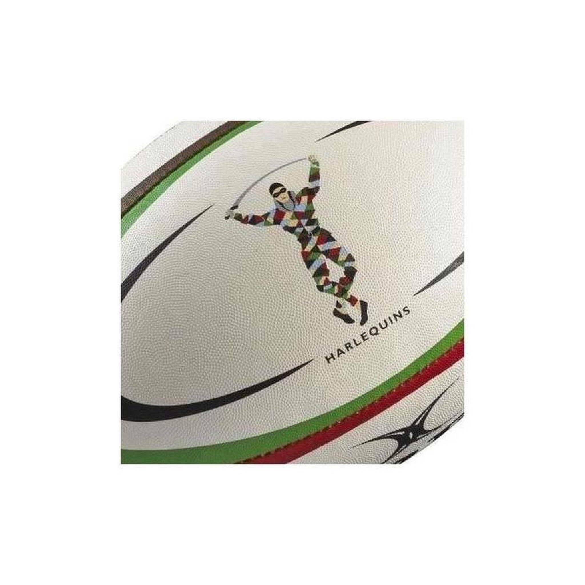 Voir la diapositive 2 : GILBERT GILBERT Ballon de rugby REPLICA - Harlequins - Taille Midi