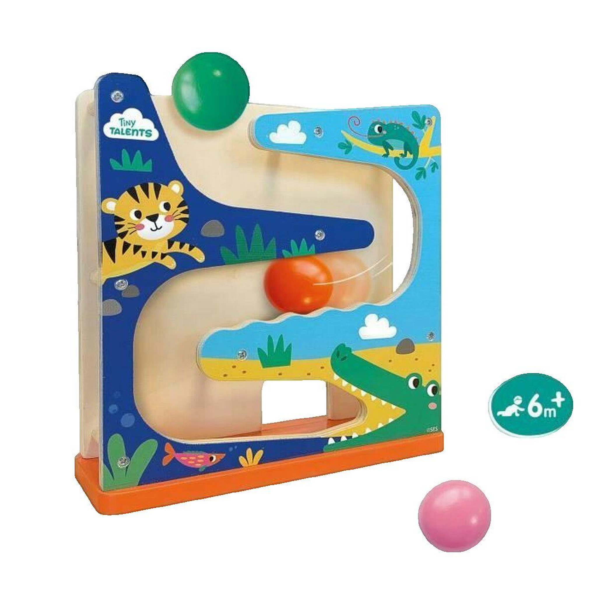Voir la diapositive 2 : SES Circuit de boules en bois SES Creative multicolore