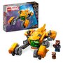 Voir la diapositive 2 : LEGO Marvel 76254 Le vaisseau de bébé Rocket, Jouet de Construction Vaisseau Spatial des Gardiens de la Galaxie Volume 3 pour Enfants avec Minifigurines Super-Héros Raton