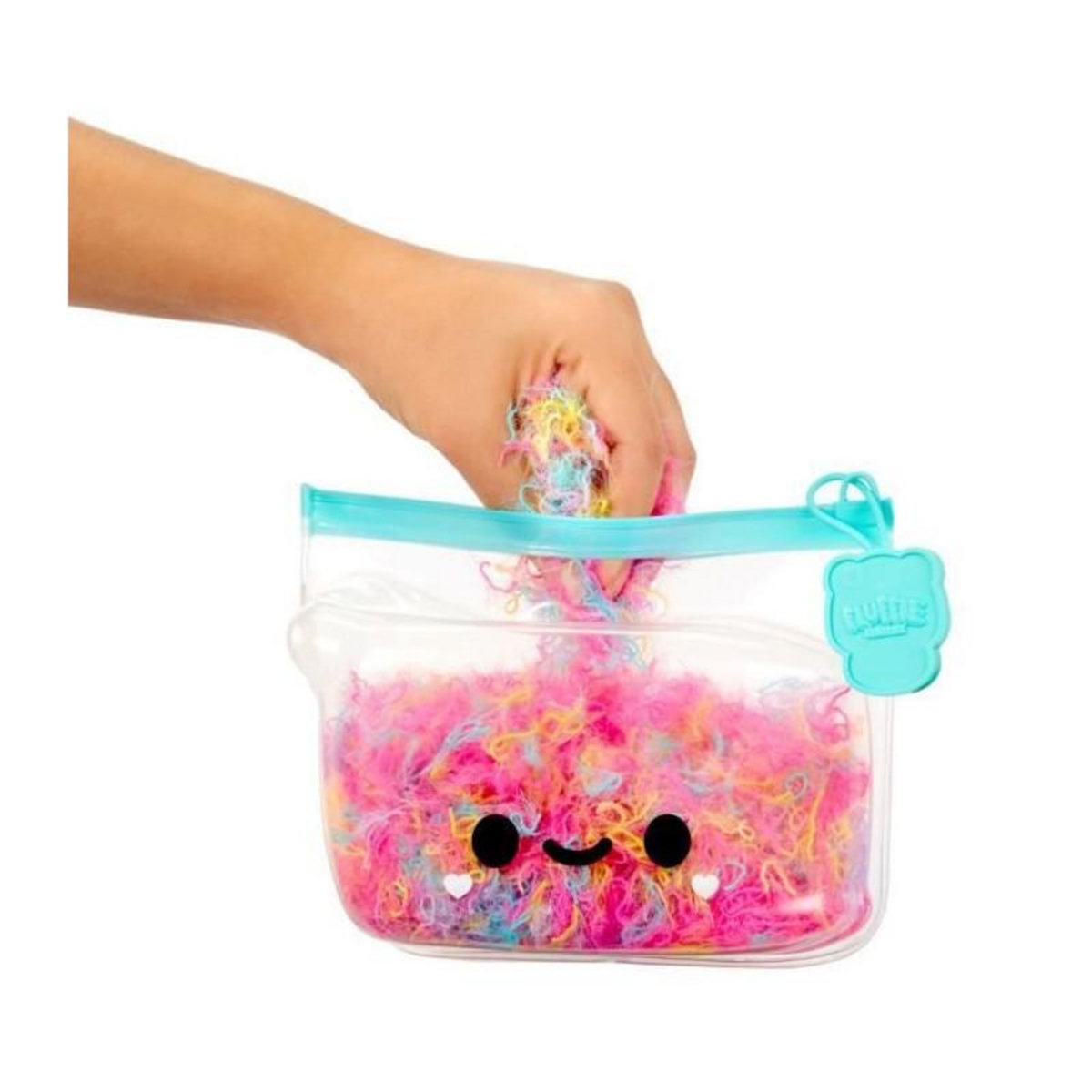 L.O.L. SURPRISE! Fluffie Stuffiez - Peluche ASMR a personnaliser - GÂTEAU - Rembourrage a retirer et découvrir un autre personnage - Dés 4 ans