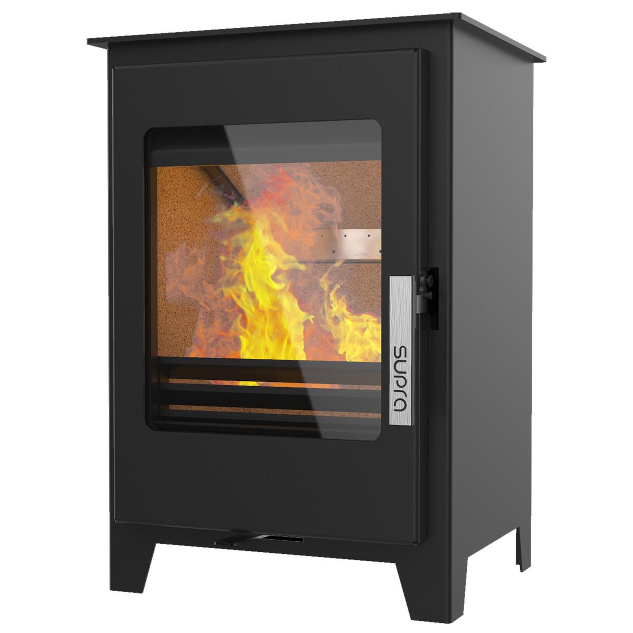 Supra Poêle à bois 4.8kw noir - OSCAR