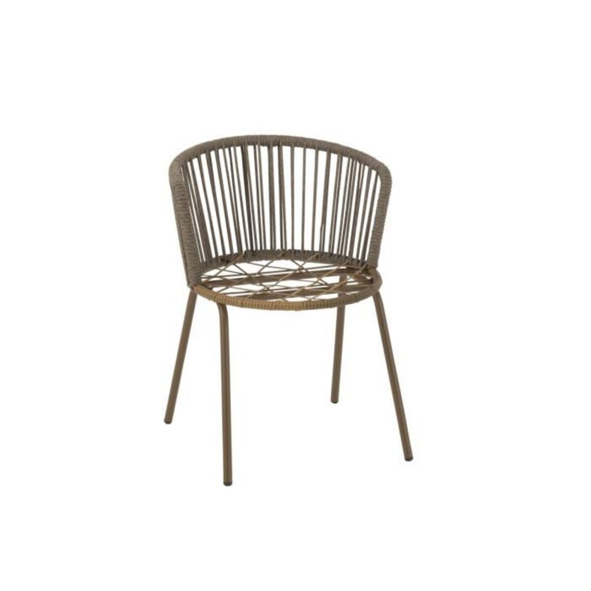 Paris Prix Chaise Design Corde  Toa  75cm Marron