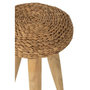 Voir la diapositive 2 : Paris Prix Tabouret Design en Teck  Puglia  40cm Naturel