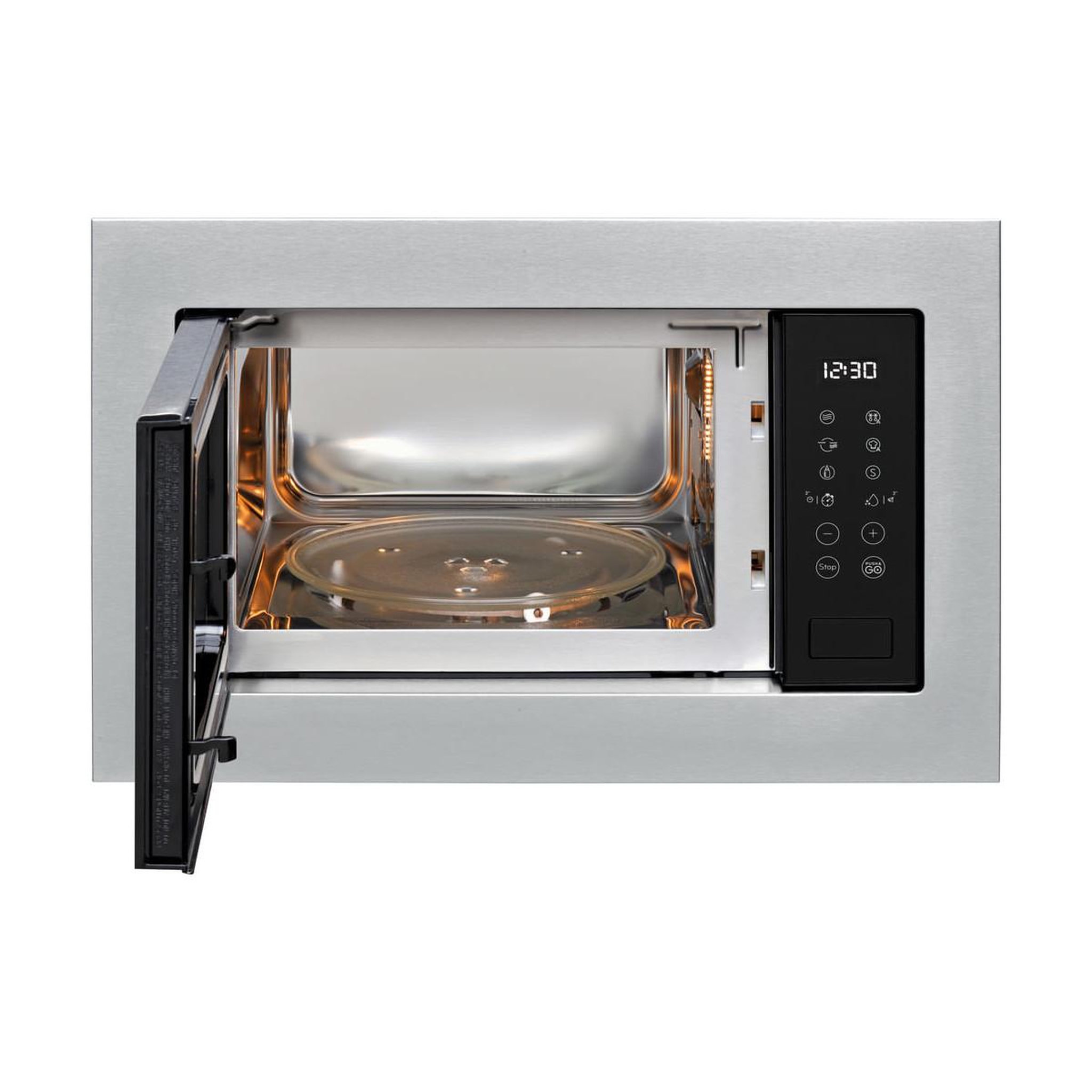 Voir la diapositive 3 : Indesit Indesit MWI 125 GX.1 Acier inoxydable Micro-ondes grill Intégré 25 L 900 W