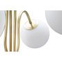 Voir la diapositive 2 : Paris Prix Lampadaire Design 4 Sphères  Glamy  176cm Blanc & Or