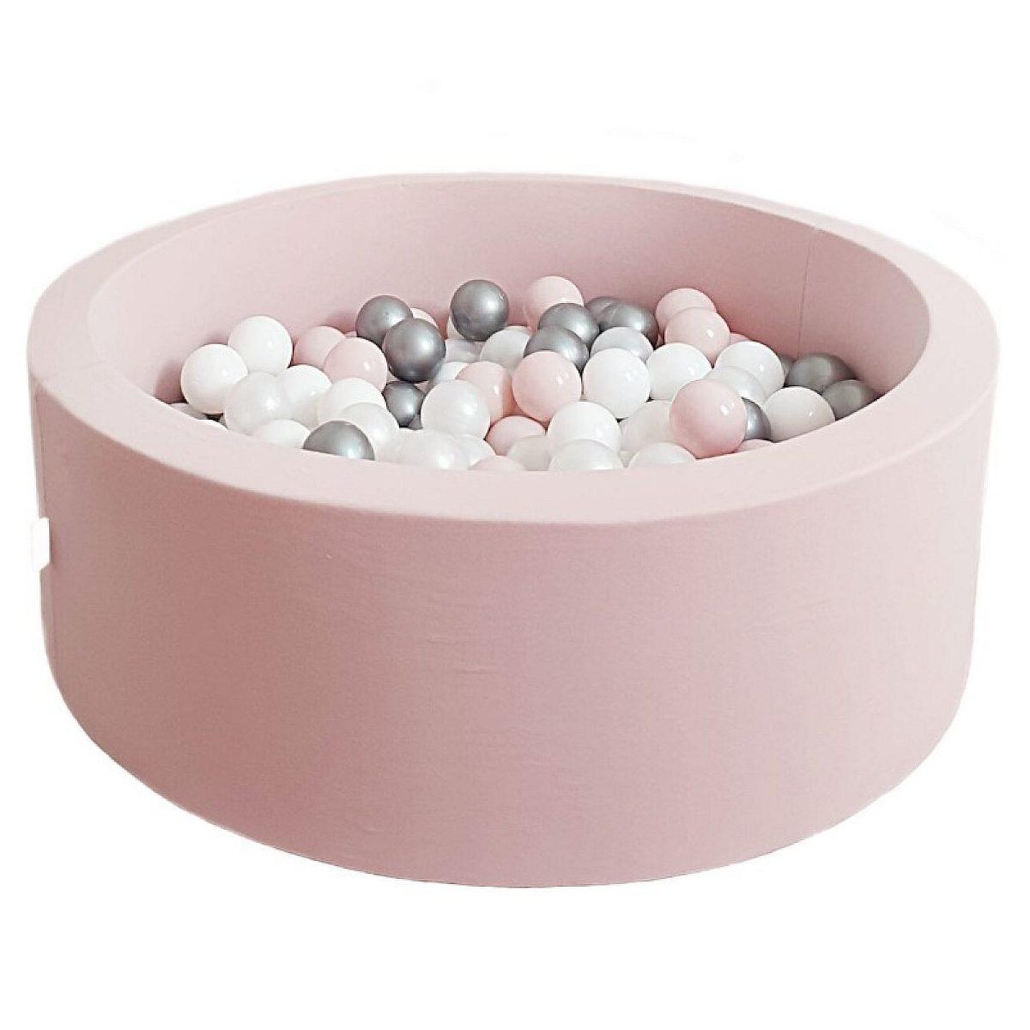 MONIO FOR KIDS Piscine à balles 90 cm rose poudré + 200 balles