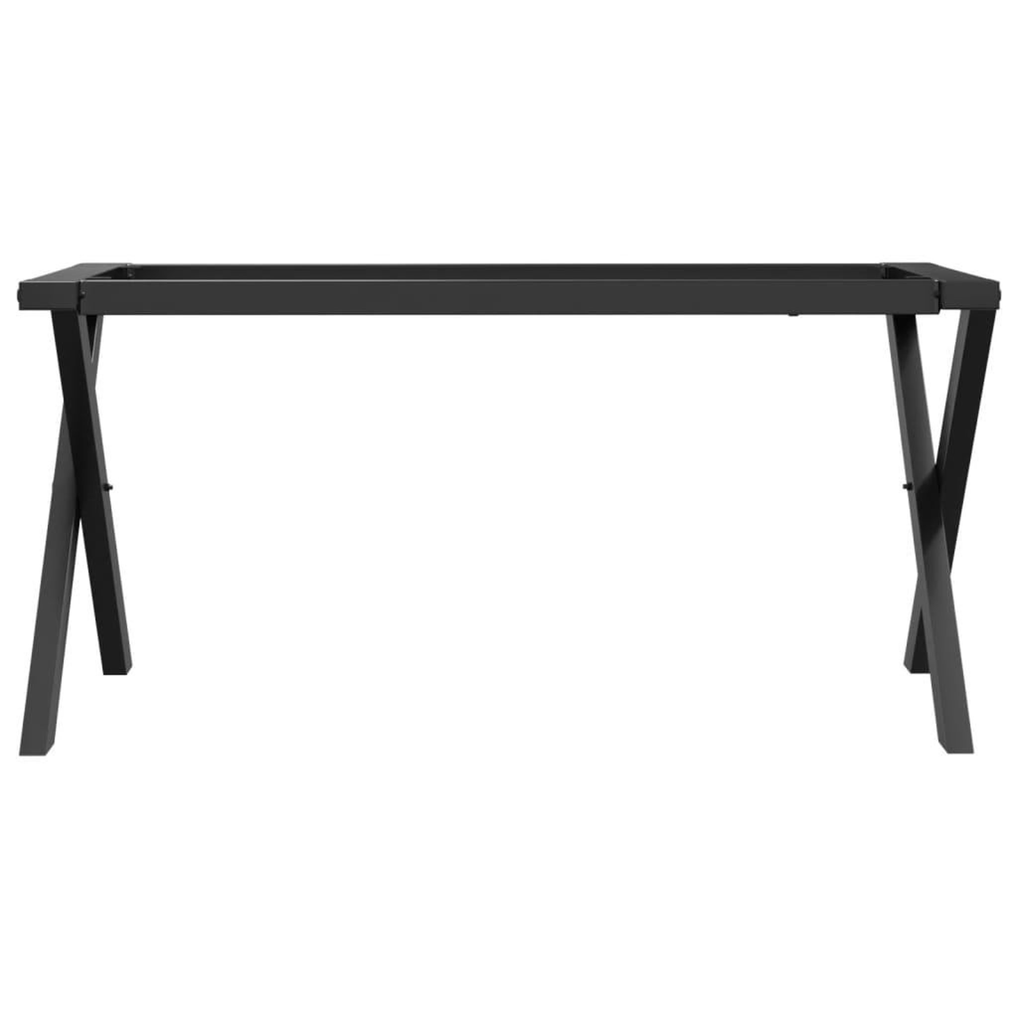 Voir la diapositive 4 : VIDAXL Pieds de table basse cadre en X 90x30x43 cm acier