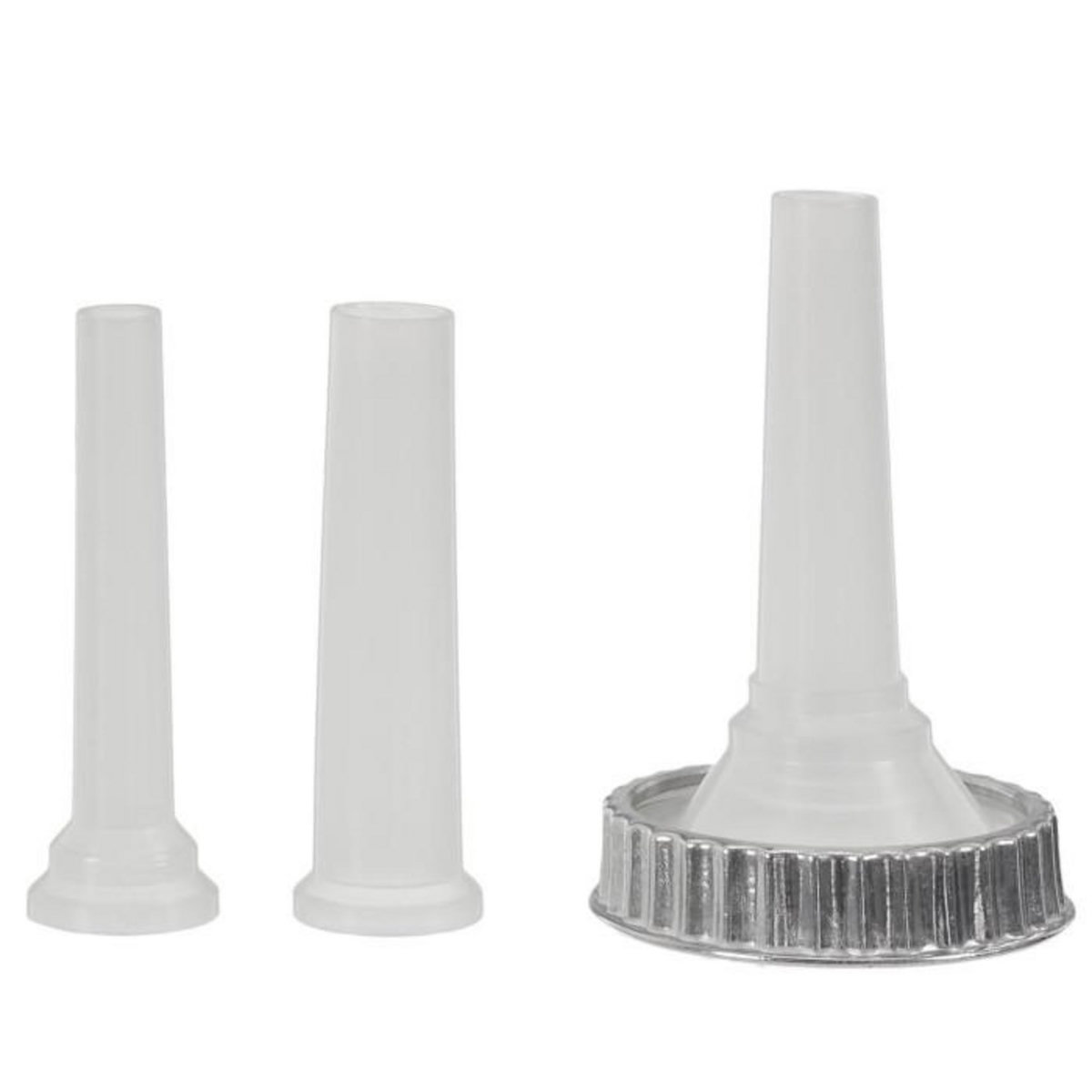 Paris Prix Machine à Saucisse 3 Embouts  Poussoir  54cm Argent