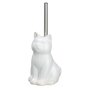 Wenko Brosse WC Cat en céramique - Blanc