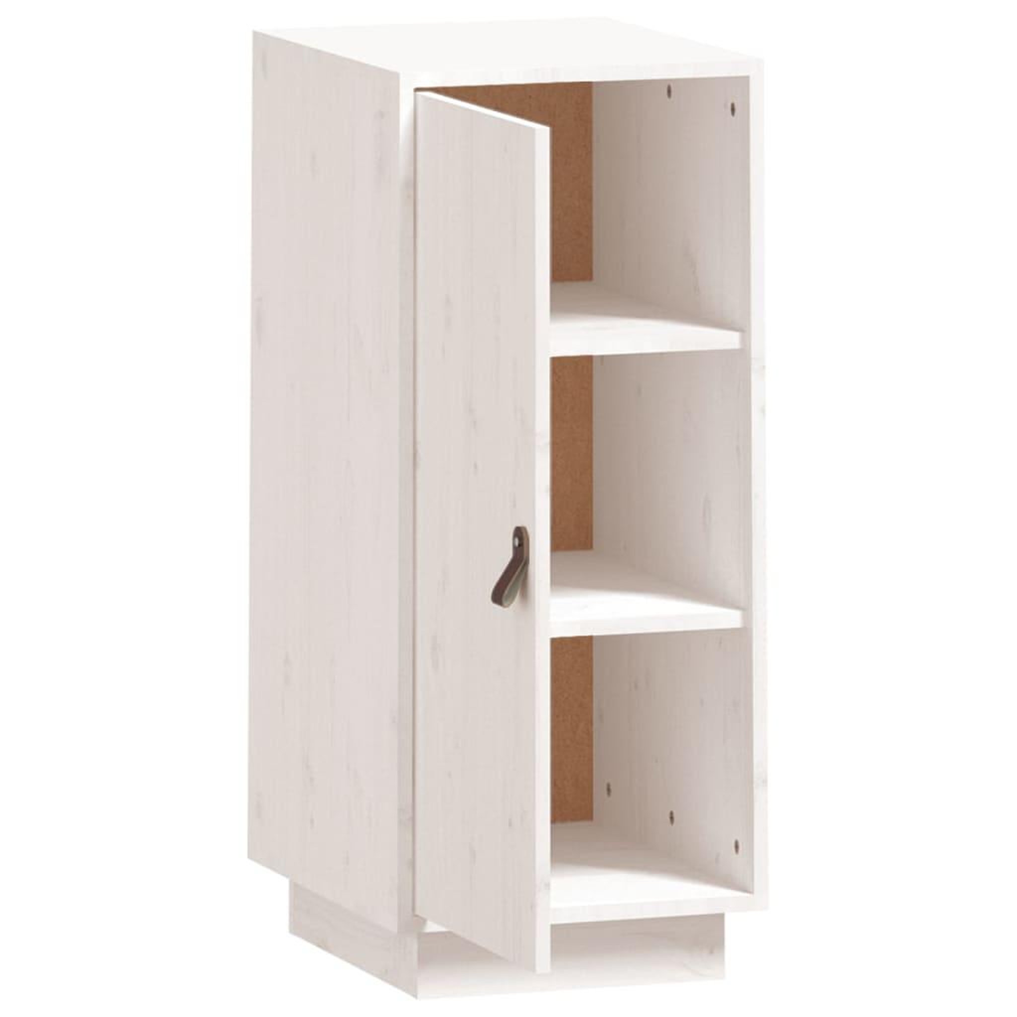Voir la diapositive 4 : VIDAXL Buffet Blanc 34x40x75 cm Bois massif de pin