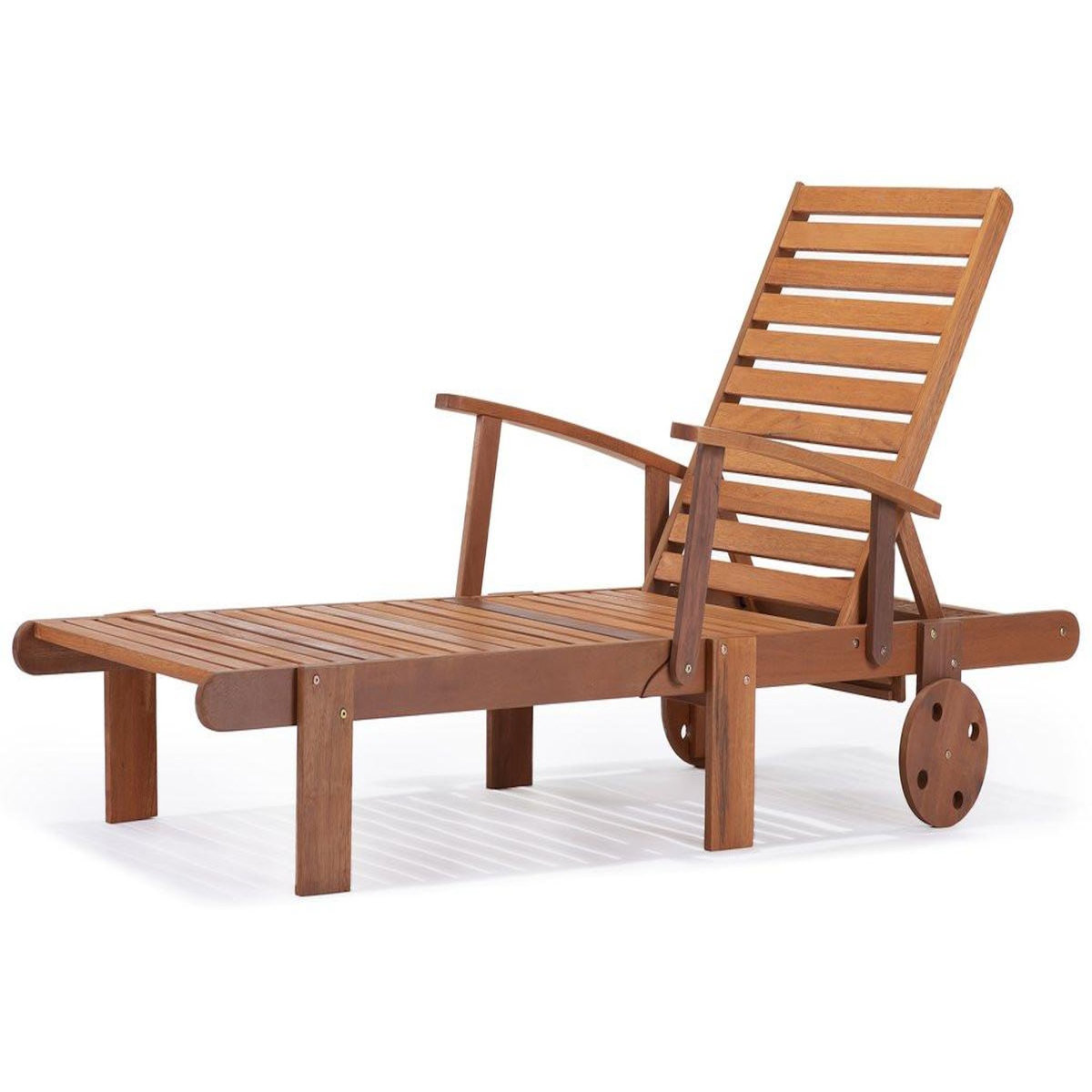 Habitat et Jardin Bain de soleil pliant en bois exotique  Tokyo  - Maple - Marron clair