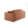Voir la diapositive 5 : BEST MOBILIER Topaze - canapé droit 2 places - en tissu bouclette