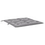 Voir la diapositive 5 : VIDAXL Coussin de banc de jardin gris 100x(50+50)x7 cm tissu oxford