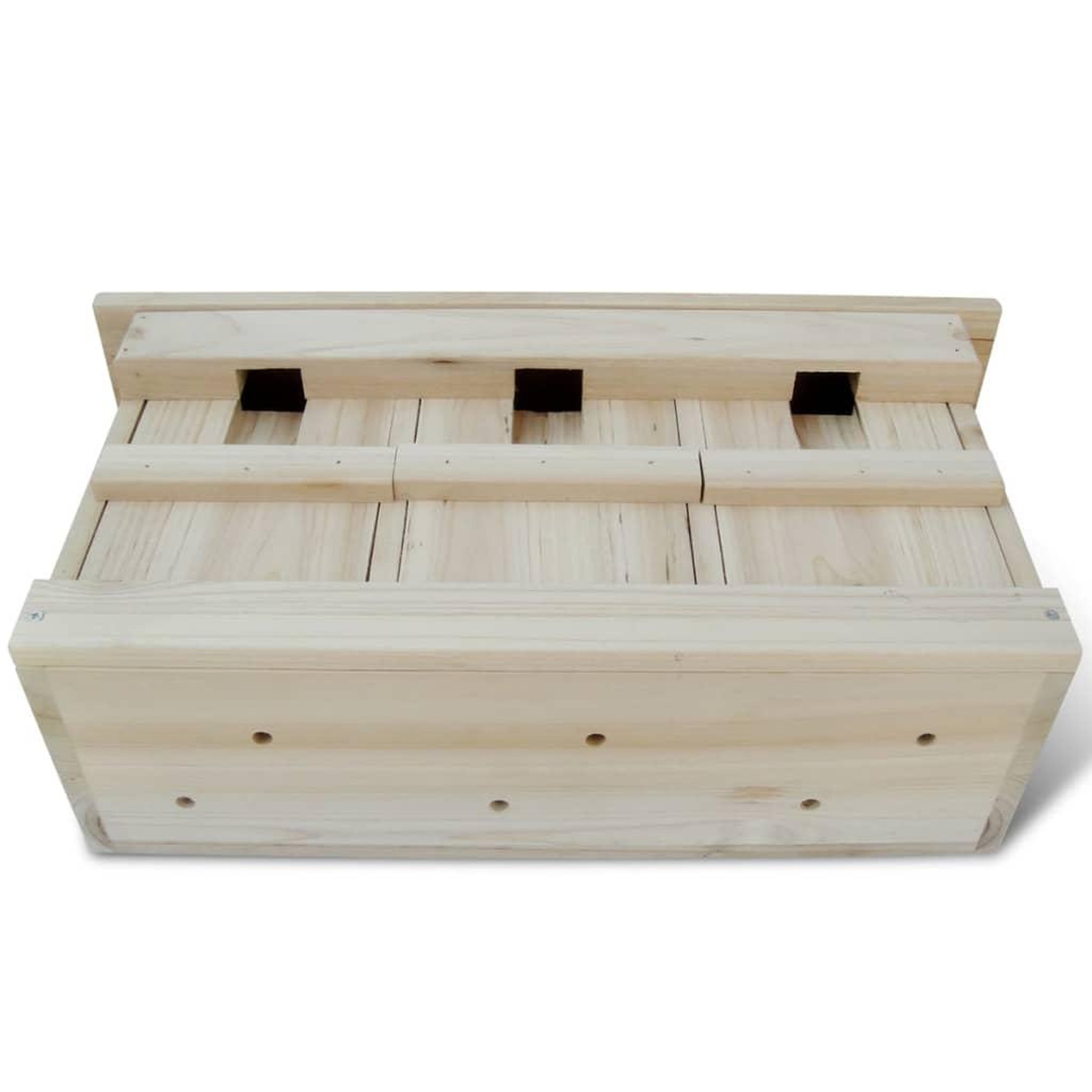 Voir la diapositive 3 : VIDAXL Nichoir pour moineau 44 x 15,5 x 21,5 cm