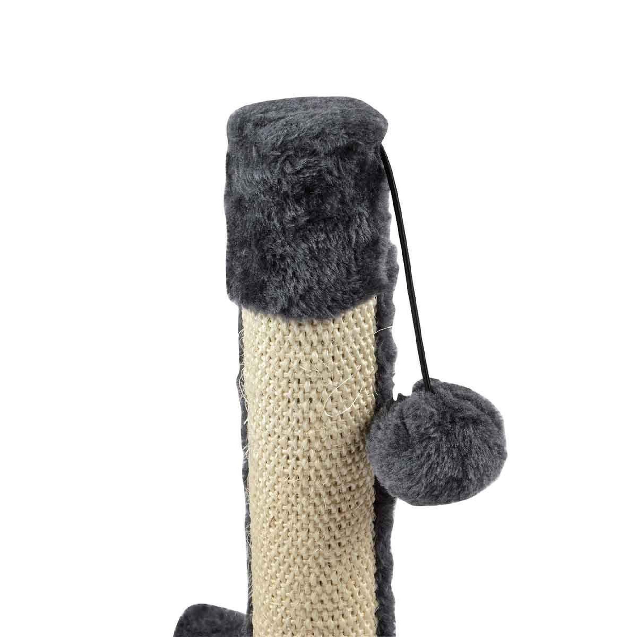 Voir la diapositive 3 : LOVE STORY Arbre à chat avec socle  étoile  33cm anthracite