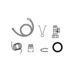 Frisquet Kit avec raccordement hydraulique intégré pour réchauffeur séparé gamme 2000 ECO RADIO SYSTEM FRISQUET F3AA40447