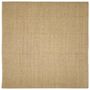 Voir la diapositive 2 : VIDAXL Tapis en sisal pour griffoir 100x100 cm