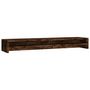 Voir la diapositive 2 : VIDAXL Support de moniteur Chêne fumé 100x24x13 cm Bois d ingénierie