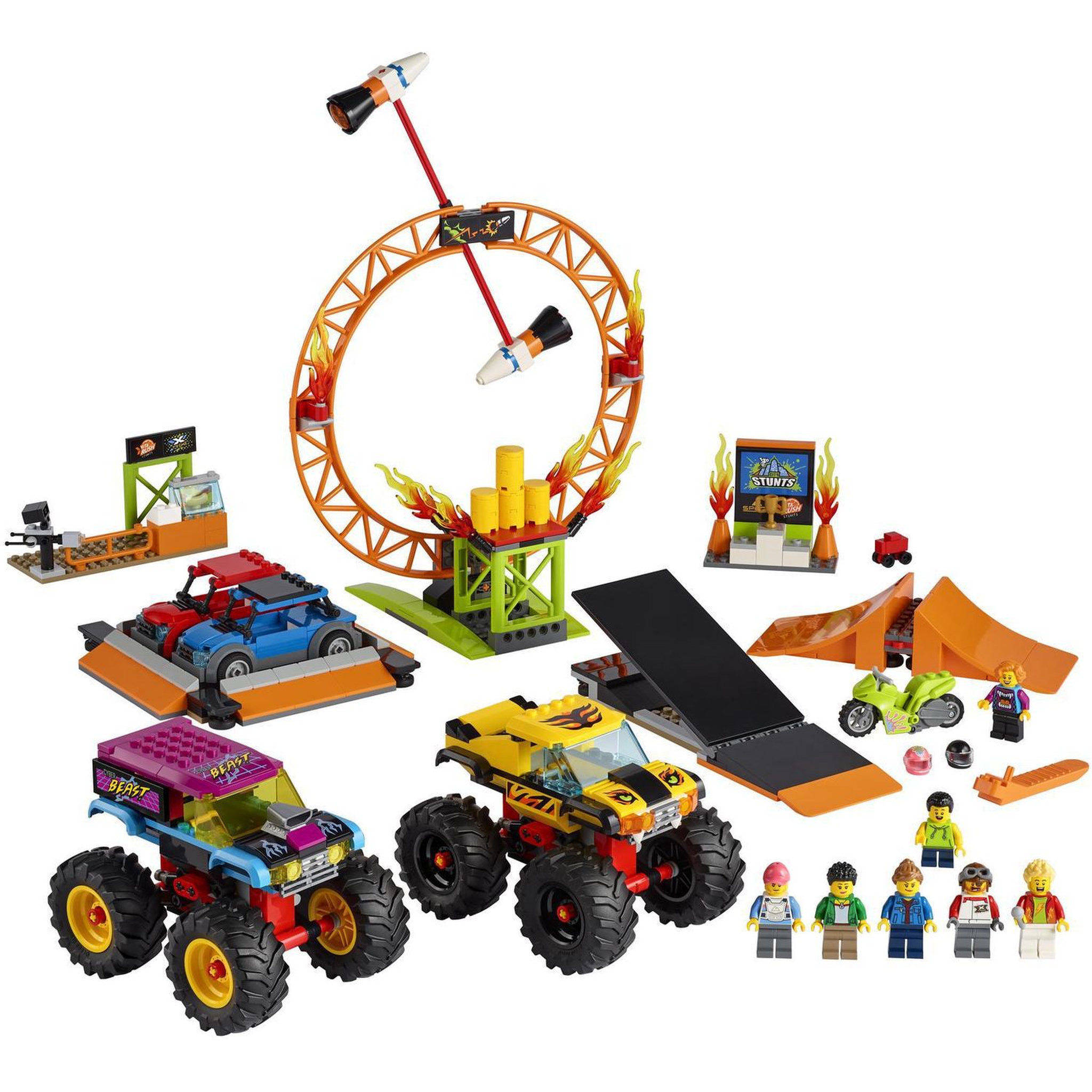 Voir la diapositive 2 : LEGO City Stuntz 60295 L'arène de spectacle des cascadeurs