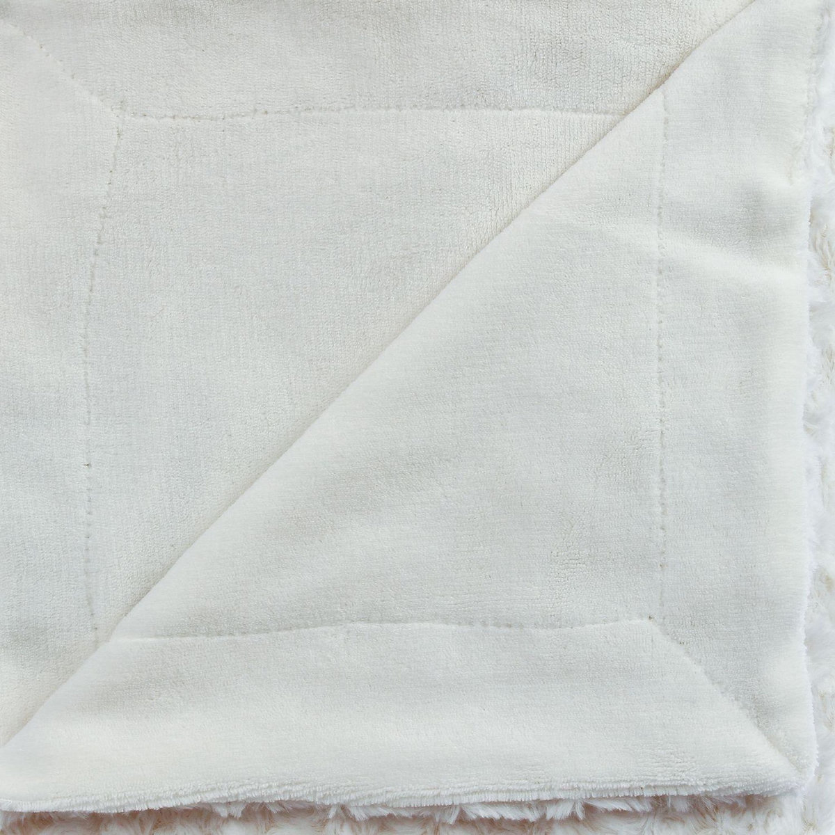 ATMOSPHERA Plaid en imitiation fourrure à boucles en polyester